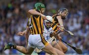 8 July 2017; Brian O'Halloran of Waterford in action against Paul Murphy, 2, and Conor Fogarty of Kilkenny during the GAA Hurling All-Ireland Senior Championship Round 2 match between Waterford and Kilkenny at Semple Stadium in Thurles, Co Tipperary. Photo by Ray McManus/Sportsfile