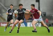 9 July 2017; Barry Gorman of Sligo is tackled by Evan Murphy of Galway during the Electric Ireland Connacht GAA Football Minor Championship Final between Galway and  Sligo at Pearse Stadium in Galway. Photo by Ramsey Cardy/Sportsfile