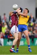 9 July 2017; Enda Smith of Roscommon is tackled by Declan Kyne of Galway during the Connacht GAA Football Senior Championship Final match between Galway and Roscommon at Pearse Stadium in Galway. Photo by Ramsey Cardy/Sportsfile