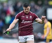9 July 2017; Damien Comer of Galway walks off the pitch after been sent off by referee David Gough during the Connacht GAA Football Senior Championship Final match between Galway and Roscommon at Pearse Stadium in Salthill, Galway. Photo by David Maher/Sportsfile