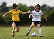 9 July 2017; Sadbh Doyle of Galway WFC in action against Leanne Payne of Kilkenny United WFC during the Continental Tyres Women’s National League match between Kilkenny United WFC and Galway WFC at United Park, Thomastown, Co. Kilkenny. Photo by Seb Daly/Sportsfile