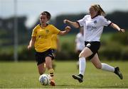 9 July 2017; Lisa Casserly of Galway WFC in action against Bronagh Kane of Kilkenny United WFC during the Continental Tyres Women’s National League match between Kilkenny United WFC and Galway WFC at United Park, Thomastown, Co. Kilkenny. Photo by Seb Daly/Sportsfile