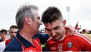 9 July 2017; Cork manager Kieran Kingston with his son Shane Kingston after the Munster GAA Hurling Senior Championship Final match between Clare and Cork at Semple Stadium in Thurles, Co Tipperary. Photo by Piaras Ó Mídheach/Sportsfile