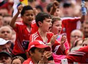9 July 2017; Cork supporters celebrate after the Munster GAA Hurling Senior Championship Final match between Clare and Cork at Semple Stadium in Thurles, Co Tipperary. Photo by Ray McManus/Sportsfile