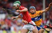 9 July 2017; Shane Kingston of Cork is tackled by David McInerney of Clare during the Munster GAA Hurling Senior Championship Final match between Clare and Cork at Semple Stadium in Thurles, Co Tipperary. Photo by Brendan Moran/Sportsfile