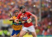 9 July 2017; Darragh Fitzgibbon of Cork in action against David Reidy of Clare during the Munster GAA Hurling Senior Championship Final match between Clare and Cork at Semple Stadium in Thurles, Co Tipperary. Photo by Ray McManus/Sportsfile