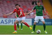 9 July 2017; Garry Buckley of Cork City in action against Billy Dennehy of St Patrick's Athletic during the SSE Airtricity League Premier Division match between Cork City and  St Patrick's Athletic at Turners Cross in Cork. Photo by Doug Minihane/Sportsfile