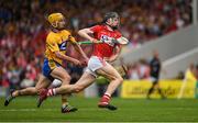 9 July 2017; Darragh Fitzgibbon of Cork  in action against Colm Galvin of Clare during the Munster GAA Hurling Senior Championship Final match between Clare and Cork at Semple Stadium in Thurles, Co Tipperary. Photo by Ray McManus/Sportsfile