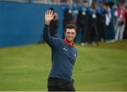 9 July 2017; Jon Rahm of Spain waves to the crowd on the 18th green on Day 4 of the Dubai Duty Free Irish Open Golf Championship at Portstewart Golf Club in Portstewart, Co Derry. Photo by Oliver McVeigh/Sportsfile