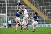 11 March 2012; David Givney, Cavan, in action against Brian Jones, Tipperary. Allianz Football League Division 4, Round 4, Tipperary v Cavan, Semple Stadium, Thurles, Co. Tipperary. Picture credit: Brian Lawless / SPORTSFILE