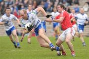 11 March 2012; Dick Clerkin, Monaghan, in action against Gerard Hoey, Louth. Allianz Football League Division 2, Round 4, Monaghan v Louth, St Tiernach's Park, Clones, Co. Monaghan. Picture credit: Philip Fitzpatrick / SPORTSFILE