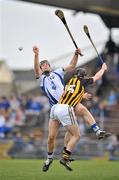 11 March 2012; Kevin Moran, Waterford, in action against Matthew Ruth, Kilkenny. Allianz Hurling League Division 1A, Round 2, Waterford v Kilkenny, Walsh Park, Co. Waterford. Picture credit: David Maher / SPORTSFILE