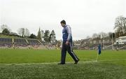 11 March 2012; Monaghan manager Eamon McEneaney. Allianz Football League Division 2, Round 4, Monaghan v Louth, St Tiernach's Park, Clones, Co. Monaghan. Picture credit: Philip Fitzpatrick / SPORTSFILE