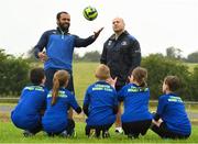 11 July 2017; Isa Nacewa and Richardt Strauss with young players during the Bank of Ireland Leinster Rugby Summer Camp at Balbriggan RFC in Dublin. Photo by Eóin Noonan/Sportsfile