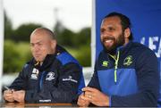 11 July 2017; Isa Nacewa, right, and Richardt Strauss speaking to young players during the Bank of Ireland Leinster Rugby Summer Camp at Balbriggan RFC in Dublin. Photo by Eóin Noonan/Sportsfile