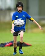 11 July 2017; Toby Smith, age 9, from Swords, Dublin, in action during the Bank of Ireland Leinster Rugby Summer Camp at Balbriggan RFC in Dublin. Photo by Eóin Noonan/Sportsfile
