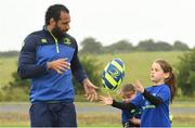 11 July 2017; Isa Nacewa with young players during the Bank of Ireland Leinster Rugby Summer Camp at Balbriggan RFC in Dublin. Photo by Eóin Noonan/Sportsfile