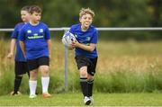 11 July 2017; Rory Gallen age 10 from Dublin in action during the Bank of Ireland Leinster Rugby Summer Camp at Balbriggan RFC in Dublin. Photo by Eóin Noonan/Sportsfile