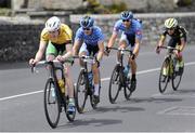 12 July 2017; Race leader Ben Walsh of Ireland National Team leads a breakaway during Stage 2 of the Scott Junior Tour 2017 at Doonagore, Co. Clare. Photo by Stephen McMahon/Sportsfile