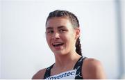 12 July 2017; Sophie O'Sullivan after winning the IMC Women's 800m event during the Morton Games at Morton Stadium in Santry, Co Dublin. Photo by Tomás Greally/Sportsfile