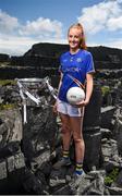 13 July 2017; Stars of the TG4 All Ireland Championships assembled at the famous Dún Aengus on Inis Mór in the Aran Islands to launch the 2017 TG4 All Ireland Championships. The championship gets underway when the preliminary rounds take place on July 22nd as 36 counties begin the journey that will take them to Croke Park on September 24th. TG4 also announced their search for the #properfan that will take place throughout the 2017 TG4 All Ireland Champinships. Pictured is ladies footballer Aishling Moloney of Tipperary, at Dún Aengus, Inis Mór, Aran Islands, Co. Galway.  Photo by Seb Daly/Sportsfile