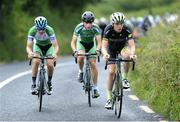 13 July 2017; Michael Garrison of Hincapie Development Team in action during Stage 3 of the Scott Junior Tour 2017 at the Cliffs of Moher, Co Clare. Photo by Stephen McMahon/Sportsfile