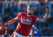 13 July 2017; Robbie O'Flynn of Cork celebrates after scoring his side's first goal during the Bord Gais Energy Munster GAA Hurling Under 21 Championship Semi-Final match between Waterford and Cork at Walsh Park in Waterford. Photo by Seb Daly/Sportsfile