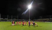 10 March 2012; The Cork players warm down after the game. Allianz Football League, Division 1, Round 4, Laois v Cork, O'Moore Park, Portlaoise, Co. Laois. Picture credit: Ray McManus / SPORTSFILE