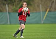 12 March 2012; Ireland's Gordon D'Arcy in action during squad training ahead of their side's RBS Six Nations Rugby Championship game against England on Saturday. Ireland Rugby Squad Training, Carton House, Maynooth, Co. Kildare. Picture credit: Barry Cregg / SPORTSFILE