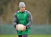 12 March 2012; Ireland's Keith Earls in action during squad training ahead of their side's RBS Six Nations Rugby Championship game against England on Saturday. Ireland Rugby Squad Training, Carton House, Maynooth, Co. Kildare. Picture credit: Barry Cregg / SPORTSFILE