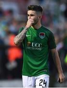 13 July 2017; Sean Maguire of Cork City acknowledges the supporters after his last home game for the club after the UEFA Europa League Second Qualifying Round First Leg match between Cork City and AEK Larnaca at Turner's Cross in Cork. Photo by Eóin Noonan/Sportsfile