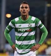 13 July 2017; Graham Burke of Shamrock Rovers at the end of the UEFA Europa League Second Qualifying Round First Leg match between Shamrock Rovers and Mlada Boleslav at Tallaght Stadium in Tallaght, Co Dublin. Photo by David Maher/Sportsfile