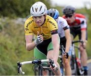 14 July 2017; Race leader Ben Walsh of Ireland National Team in action during Stage 4 of the Scott Junior Tour 2017 at the Wild Atlantic Way, Co Clare. Photo by Stephen McMahon/Sportsfile