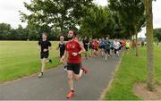 15 July 2017; parkrun Ireland in partnership with Vhi, added their 65th event on Saturday, July 15th, with the introduction of the Fairview parkrun. parkruns take place over a 5km course weekly, are free to enter and are open to all ages and abilities, providing a fun and safe environment to enjoy exercise. To register for a parkrun near you visit www.parkrun.ie. New registrants should select their chosen event as their home location. You will then receive a personal barcode which acts as your free entry to any parkrun event worldwide. Pictured are runners during the Fairview parkrun. Photo by Piaras Ó Mídheach/Sportsfile