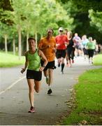 15 July 2017; parkrun Ireland in partnership with Vhi, added their 65th event on Saturday, July 15th, with the introduction of the Fairview parkrun. parkruns take place over a 5km course weekly, are free to enter and are open to all ages and abilities, providing a fun and safe environment to enjoy exercise. To register for a parkrun near you visit www.parkrun.ie. New registrants should select their chosen event as their home location. You will then receive a personal barcode which acts as your free entry to any parkrun event worldwide. Pictured is Liv Daly of Dunshaughlin Athletic Club during the Fairview parkrun. Photo by Piaras Ó Mídheach/Sportsfile