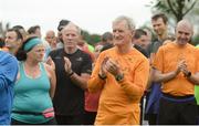 15 July 2017; parkrun Ireland in partnership with Vhi, added their 65th event on Saturday, July 15th, with the introduction of the Fairview parkrun. parkruns take place over a 5km course weekly, are free to enter and are open to all ages and abilities, providing a fun and safe environment to enjoy exercise. To register for a parkrun near you visit www.parkrun.ie. New registrants should select their chosen event as their home location. You will then receive a personal barcode which acts as your free entry to any parkrun event worldwide. Pictured are participants before the Fairview parkrun. Photo by Piaras Ó Mídheach/Sportsfile