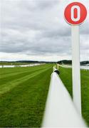 15 July 2017; A general view of the finishing post ahead of the races on Day 1 of the Darley Irish Oaks Weekend at the Curragh in Kildare. Photo by Eóin Noonan/Sportsfile