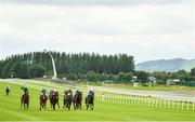 15 July 2017; Severus, with Pat Smullen up, leads the field on their way to winning the K Club handicap during Day 1 of the Darley Irish Oaks Weekend at the Curragh in Kildare. Photo by Eóin Noonan/Sportsfile