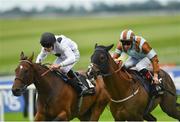 15 July 2017; Caspian Prince, right, with Declan McDonagh up, on their way to winning the Friarstown Stud Sapphire Stakes during Day 1 of the Darley Irish Oaks Weekend at the Curragh in Kildare. Photo by Eóin Noonan/Sportsfile