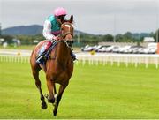 15 July 2017; Enable, with Frankie Dettori up, on their way to winning the Darley Irish Oaks race during Day 1 of the Darley Irish Oaks Weekend at the Curragh in Kildare. Photo by Eóin Noonan/Sportsfile