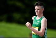 15 July 2017; Liam McDonagh of Thurles CBS, Co Tipperary, representing Ireland, during in the Boys 3km Walk event during the SIAB T&F Championships at Morton Stadium in Santry, Co. Dublin. Photo by Piaras Ó Mídheach/Sportsfile