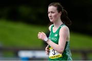 15 July 2017; Sarah Glennon of St Finians College, representing Ireland, on her way to winning the Girls 3km Walk event during the SIAB T&F Championships at Morton Stadium in Santry, Co. Dublin. Photo by Piaras Ó Mídheach/Sportsfile