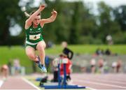 15 July 2017; Aisling Cassidy of Bandon Grammar School, Co Cork, representing Ireland, during the Girls Triple Jump event during the SIAB T&F Championships at Morton Stadium in Santry, Co. Dublin. Photo by Piaras Ó Mídheach/Sportsfile