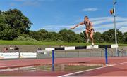 15 July 2017; Elise Thorner of Millfield, Somerset, representing England, on her way to winning the Girls 1500m steeplechase event during the SIAB T&F Championships at Morton Stadium in Santry, Co. Dublin. Photo by Piaras Ó Mídheach/Sportsfile