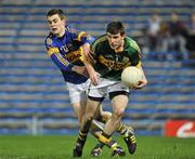14 March 2012; Fergal McNamara, Kerry, in action against Michael Quinlivan, Tipperary. Cadbury Munster GAA Football Under 21 Championship Semi-Final, Tipperary v Kerry, Semple Stadium, Thurles, Co. Tipperary. Picture credit: Barry Cregg / SPORTSFILE