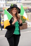 15 March 2012; Teresa O'Leary, from Blackpool, Cork City, in attendance at the Cheltenham Festival. Cheltenham Racing Festival, Prestbury Park, Cheltenham, England. Picture credit: Matt Browne / SPORTSFILE