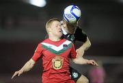 16 March 2012; Daryl Horgan, Cork City, in action against Conor Powell, Shamrock Rovers. Airtricity League Premier Division, Cork City v Shamrock Rovers, Turner's Cross, Cork. Picture credit: Diarmuid Greene / SPORTSFILE