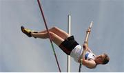 16 July 2017; Patrick Fitzgearld, West Waterford AC, in action during the Boy's Under 17 Pole Vault  event, during the AAI Juvenile Championships Day 3 in Tullamore, Co Offaly. Photo by Tomás Greally/Sportsfile