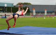 16 July 2017; Katherine O'Connor, in action during the Girl's Under 18 High Jump event, during the AAI Juvenile Championships Day 3 in Tullamore, Co Offaly. Photo by Tomás Greally/Sportsfile