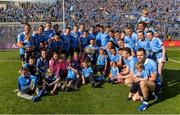 16 July 2017; Dublin players celebrate with The Delaney Cup after the Leinster GAA Football Senior Championship Final match between Dublin and Kildare at Croke Park in Dublin. Photo by Piaras Ó Mídheach/Sportsfile